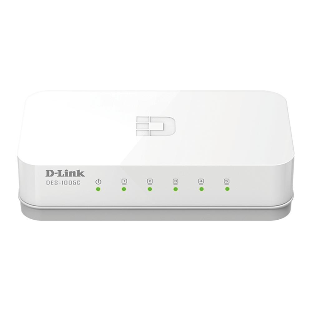 Dlink DES-1005C 5 Port 10/100M Unmanaged Desktop Switch
